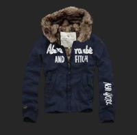 heren abercrombie fitch full-zip hooded fur outwear new york koningsblauw Store Hoenzadriel h7dwb940